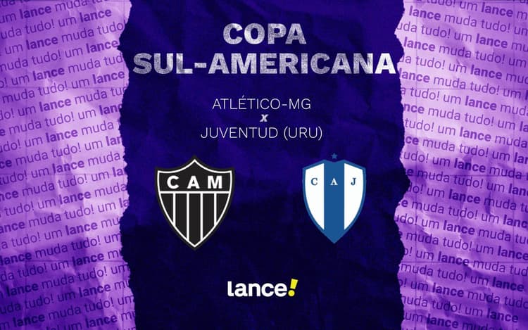 Atlético-MG x Juventud (Foto: Arte Lance!)