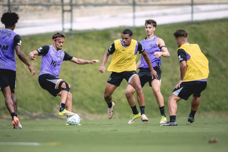 Preparação contra o Ceará (Foto: Pedro Souza / Atlético)