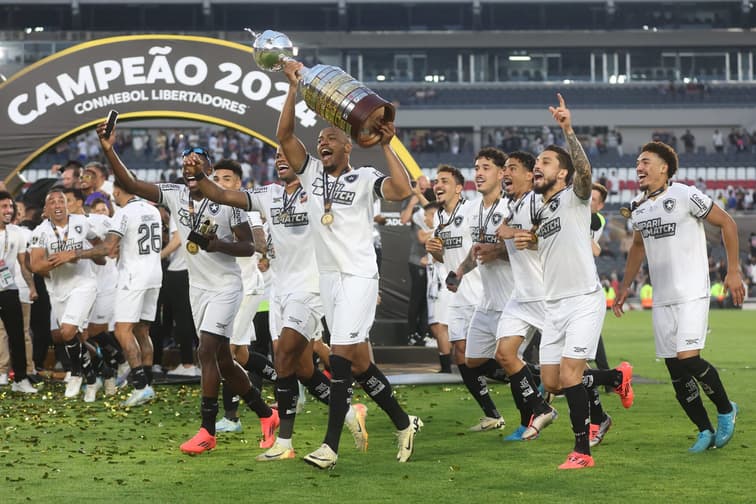 comemoração Botafogo Libertadores 2024