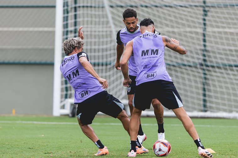 Treino na cidade do Galo (Foto: Pedro Souza / Atlético)
