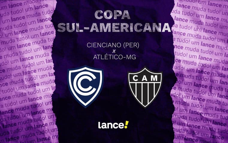 Cienciano x Atlético-MG (Foto: Arte Lance!)