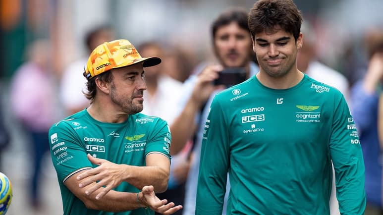 Fernando Alonso (ESP) e Lance Stroll (CAN) na F1 (Foto: Divulgação/F1)