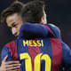 Barcelona x Atlético de Madrid - Neymar e Messi (Foto: Josep Lago/ AFP)