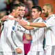 Cristiano Ronaldo, Bale, James Rodriguez e Benzema - Real Madrid (Foto: Javier Soriano/ AFP)