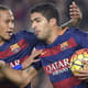 Os donos da bola: Neymar e Suárez serão preservados (Foto: Lluis Gene/AFP)