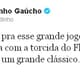 Ronaldinho Gaúcho sobre jogo contra o Flamengo (Foto: Reprodução/Twitter)