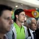 Cristiano Ronaldo - Desembarque de Portugal em Lisboa (Foto: Patrícia de Melo Moreira/AFP)