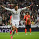 Cristiano Ronaldo é o grande artilheiro da Liga até aqui. Dos seis gols marcados pelo Real, o português anotou cinco (AFP PHOTO/ PIERRE-PHILIPPE MARCOU)