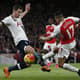 Arsenal x Tottenham (Foto: ADRIAN DENNIS/AFP)