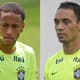 Treino Seleção Brasileira - Neymar e Ricardo Oliveira (foto:AGIF)