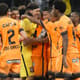 Jogadores do Corinthians, de uniforme laranja (Foto: Daniel Augusto Jr/Ag Corinthians)