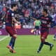 Suárez vem se entendendo muito bem com Neymar (Foto: Josep Lago / AFP)