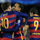 Que massacre! Barcelona atropela a Roma por 6 a 1 na Liga (Foto: AFP / PAU BARRENA)