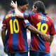 Ronaldinho Gaúcho e Messi são os símbolos da década