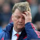 Van Gaal - Stoke x Manchester United (Foto: Paul Ellis/AFP)