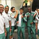 Jogadores do Fluminense embarcam para os EUA (Foto: Reprodução Instagram)