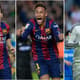 Messi Neymar e Cristiano Ronaldo (foto:PIERRE-PHILIPPE MARCOU, JOSEP LAGO, ANDER GILLENEA / AFP)