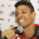 Zagueiro Antônio Carlos, do Flamengo, em apresentação