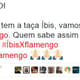 Íbis provoca o Flamengo no Twitter (Foto: Reprodução)