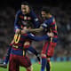 Messi, Neymar e Daniel Alves - Barcelona x Celta