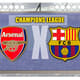 Arsenal pega o Barcelona nas oitavas de final da Champions