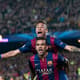 Daniel Alves e Neymar - Barcelona (Foto: Josep Lago/AFP)