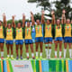 Seleção Feminina de Rúgbi comemora seu 11º título do Sul-Americano (Foto: Luiz Pires/Fotojump)