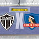 Apresentações - Atlético MG x Colo-Colo