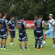 Jogadores que não viajaram ao Uruguai treinaram no CT (FOTO: Fabio Menotti/Palmeiras)