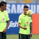 Neymar durante treinamento da Seleção (Foto: Lucas Figueiredo/Mowa Press)