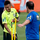 Treino Seleção Brasileira - Neymar e Dunga (foto:VANDERLEI ALMEIDA/AFP)