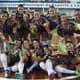 Equipe feminina do Tricolor vai jogar a elite do vôlei na próxima temporada (Foto: Reprodução Twitter)