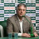 Paulo Nobre dá entrevista (Cesar Greco/Ag Palmeiras)