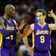Em 2015, Kobe Bryant teve a companhia do brasileiro Marcelinho Huertas no Lakers