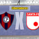 Apresentação Cerro Porteño x Santa Fe Libertadores