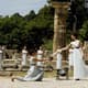 Cerimônia de ensaio do acendimento da tocha olímpica aconteceu nesta quarta-feira, em Olimpia, na Grécia