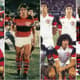 Montagem camisas Flamengo