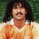O ex-meia da seleção holandesa Ruud Gullit usava longos dreadlocks