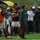 Guerrero saiu na bronca durante vitória do Flamengo na estreia do Brasileirão (Foto: Paulo Sérgio/LANCE!Press)