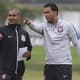 Primeiro treino do Corinthians com o novo técnico Cristóvão Borges