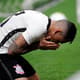 Luciano chorou ao marcar o primeiro gol do Corinthians no sábado