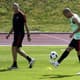 Pepe durante treino de Portugal
