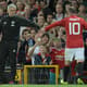 Mourinho e Rooney - Manchester United x Everton