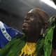 Usain Bolt comemora a conquista da medalha de ouro nos 200 m rasos&nbsp;