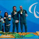 Dia 2 - Clodoaldo Silva, Joana Silva, Susana Schnarndorf e Daniel Dias levaram prata no revezamento 4x50m livre