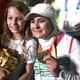 Zahra Nemati exibe a medalha de ouro ao lado de uma brasileira que também se chama Zahra (Foto; Igor Siqueira)