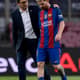 Messi lesionado - Barcelona x Atlético de Madrid
