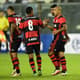 Flamengo vence e abre vantagem nas oitavas da Sul-Americana<br>
