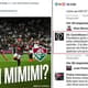 Fluminense vs Corinthians nas redes sociais