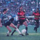 1989 - Na primeira edição da Copa do Brasil, Cuca conduziu o Grêmio a conquistar o caneco. Fez gol do título contra o Sport